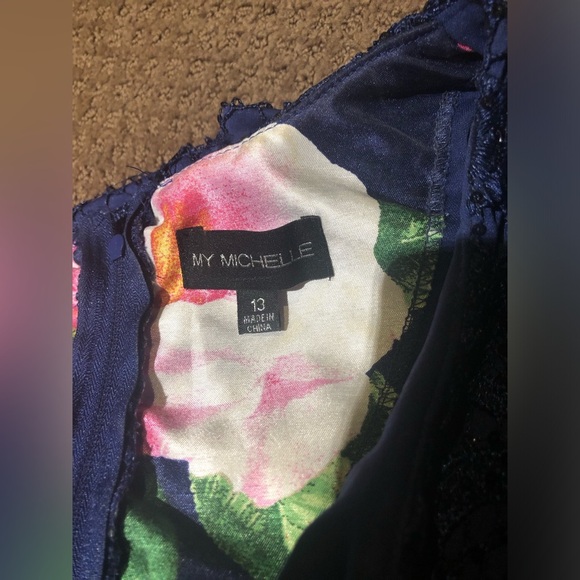 My Michelle Two-Piece Formal Floral Dress Set! - Picture 10 of 10